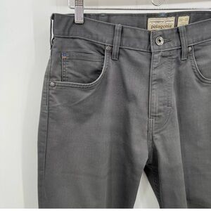 Patagonia 32/30 Grey Iron Clad Organic Cotton Blend 5 Pocket Pants